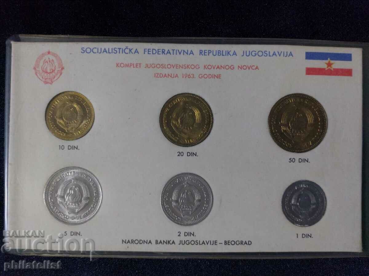 Iugoslavia 1963 - Set complet de 6 monede