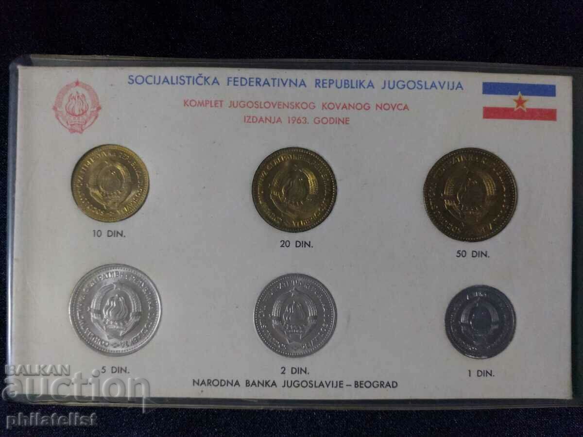Yugoslavia 1963 - Complete set of 6 coins with price 22.00 BGN | € 11.25 Yugoslavia 1963 - Complete set of 6 coins with price 22.00 BGN | € 11.25