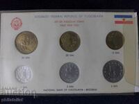 Γιουγκοσλαβία 1963 - Ολοκληρωμένο σετ 6 νομισμάτων