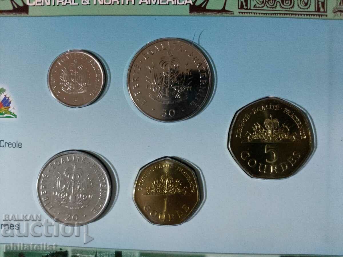 Haiti 1995-2003 - Complete set of 5 coins with price 22.00 BGN | € 11.25