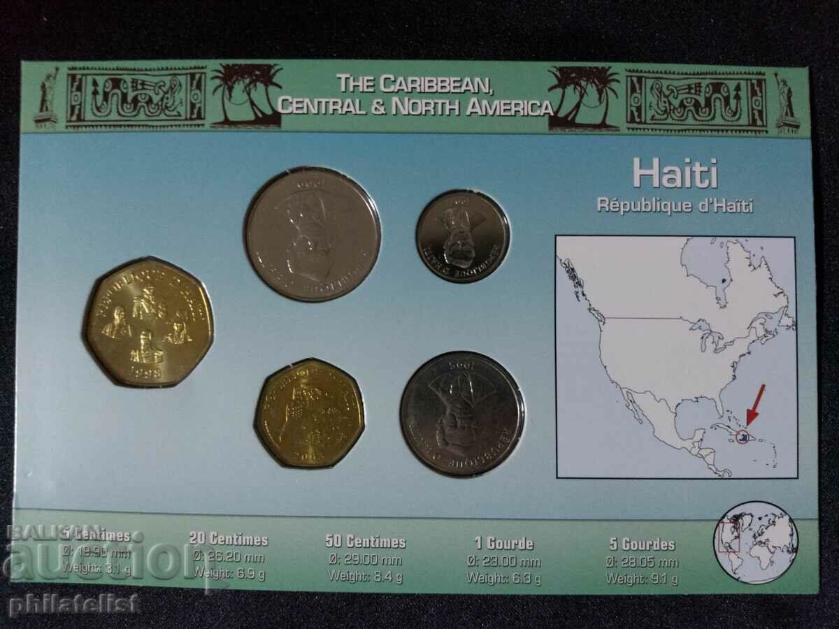Auction  Haiti 1995-2003 - Complete set of 5 coins