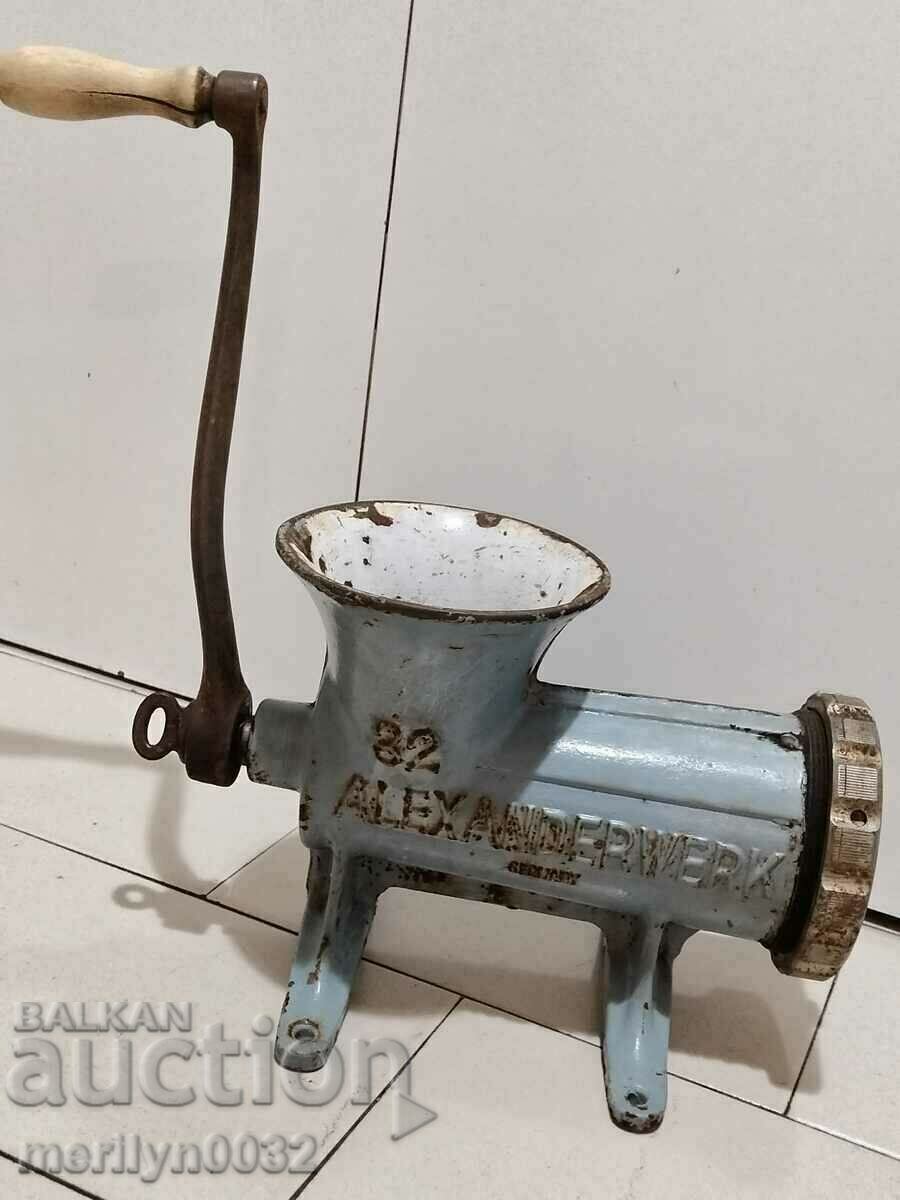 Παλιά Γερμανική Κρεατομηχανή LARGE Μύλος 10kg