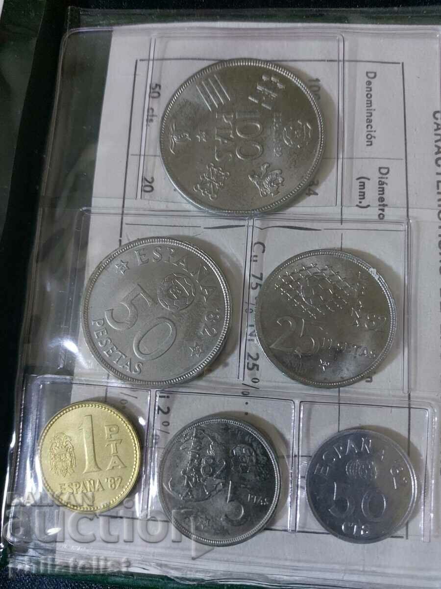 Auction Spain 1980 -Complete set of 6 coins - 1982 FIFA World Cup Auction Spain 1980 -Complete set of 6 coins - 1982 FIFA World Cup