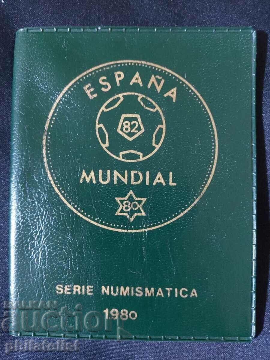 Spania 1980 -Set complet de 6 monede - Cupa Mondială FIFA 1982
