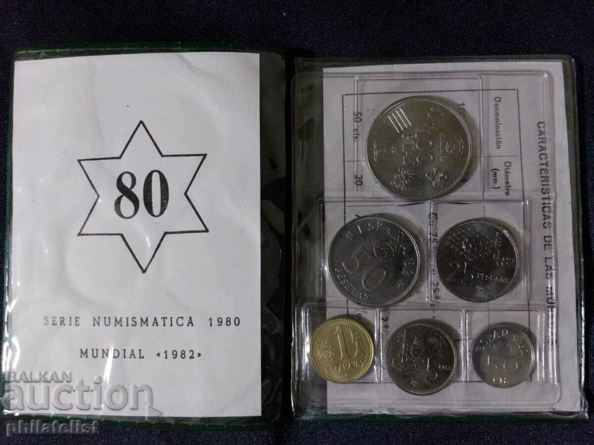 Spain 1980 -Complete set of 6 coins - 1982 FIFA World Cup with price 22.00 BGN | € 11.25 Spain 1980 -Complete set of 6 coins - 1982 FIFA World Cup with price 22.00 BGN | € 11.25