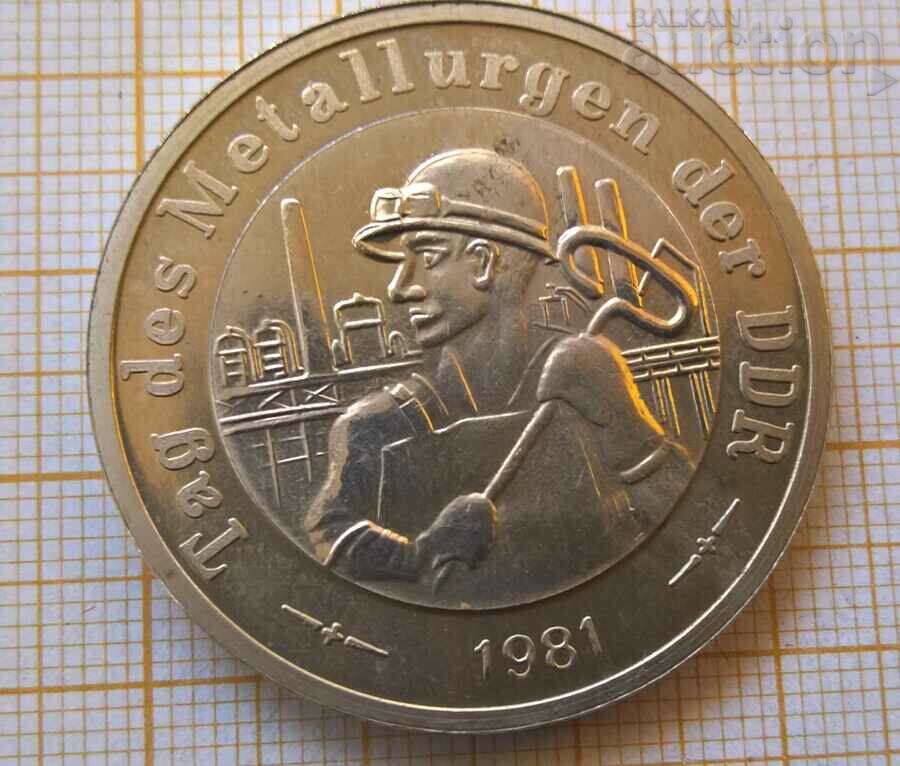 Monedă cu jetoane cu placă germană