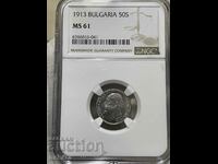 50 Cents 1913 MS61 NGC