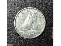Монета Канада >Кралица Елизабет II (1964) Сребро 0.800