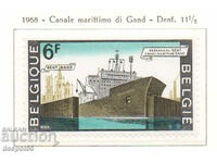 1968. Белгия. Морският канал на Ганд.