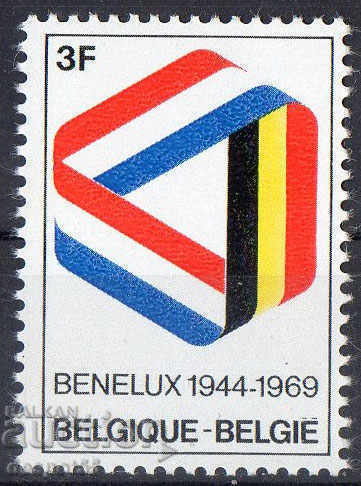 1969. Belgium. The 25th anniversary of BENELUX.