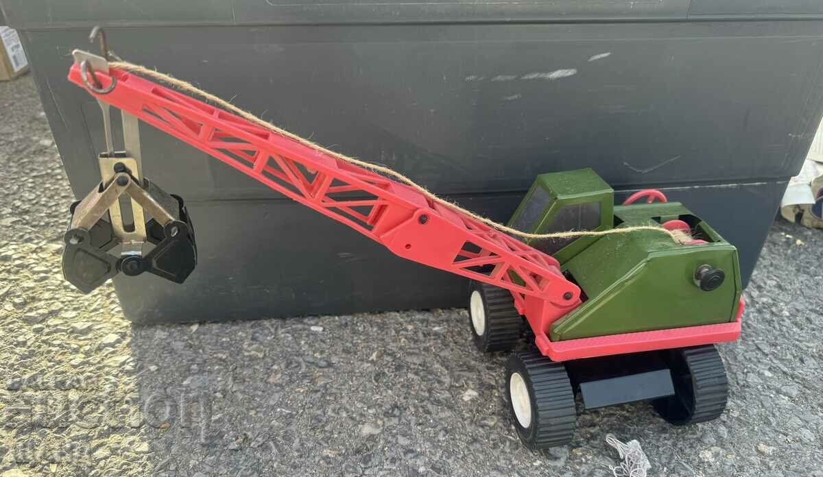 Old Soc. metal toy model excavator