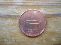 1 цент 1999 г  - Фиджи