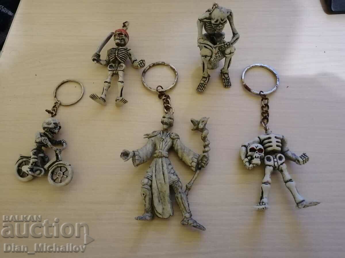 Skeleton keychains