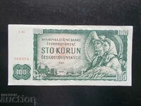 CEHOSLOVACIA, 100 de coroane, 1961