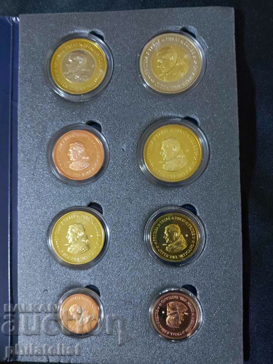 Trial Euro Set - Vatican City 2006, 8 coins UNC with price 26.00 BGN | € 13.29 Trial Euro Set - Vatican City 2006, 8 coins UNC with price 26.00 BGN | € 13.29