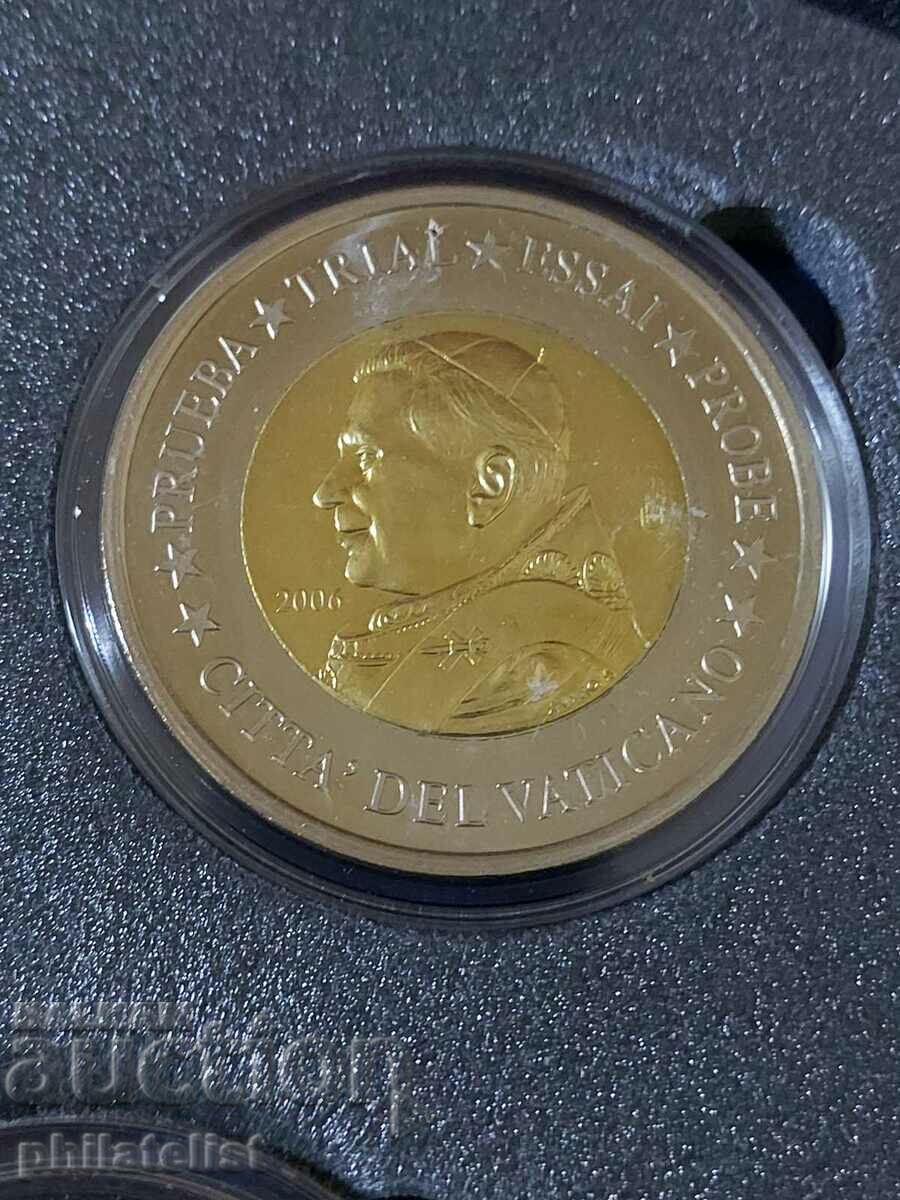 Auction Trial Euro Set - Vatican City 2006, 8 coins UNC Auction Trial Euro Set - Vatican City 2006, 8 coins UNC
