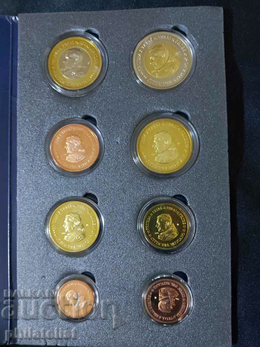 Trial Euro Set - Vatican City 2006, 8 coins UNC with price 26.00 BGN | € 13.29 Trial Euro Set - Vatican City 2006, 8 coins UNC with price 26.00 BGN | € 13.29