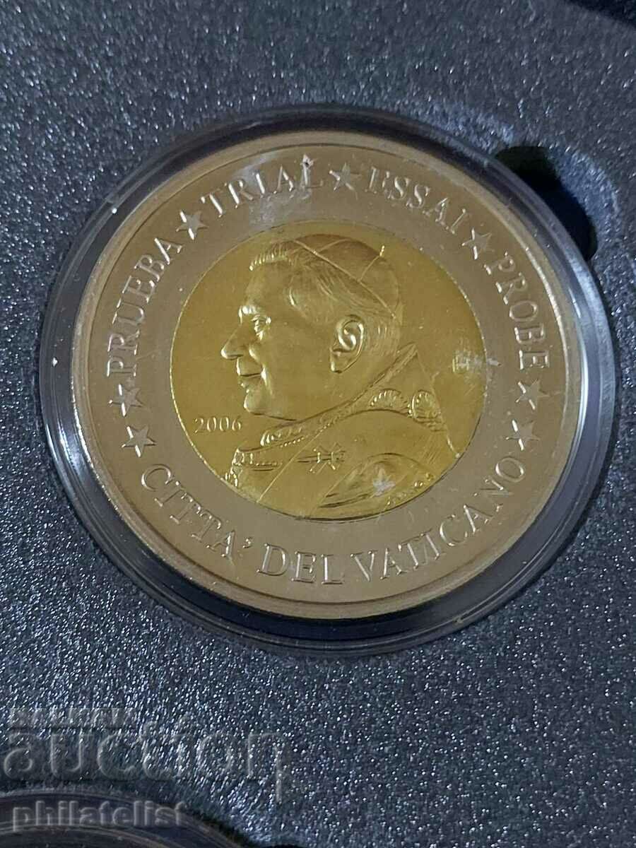 Auction Trial Euro Set - Vatican City 2006, 8 coins UNC Auction Trial Euro Set - Vatican City 2006, 8 coins UNC