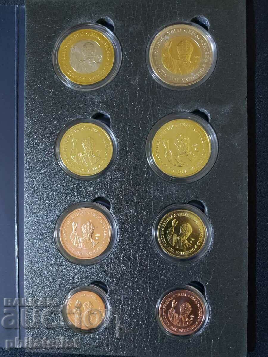Trial Euro Set - Vatican City 2009, 8 coins UNC with price 26.00 BGN | € 13.29 Trial Euro Set - Vatican City 2009, 8 coins UNC with price 26.00 BGN | € 13.29
