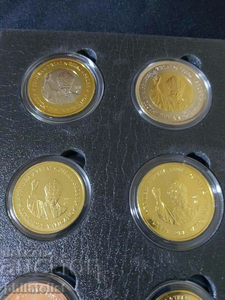 Auction Trial Euro Set - Vatican City 2009, 8 coins UNC Auction Trial Euro Set - Vatican City 2009, 8 coins UNC