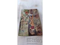 Καρτ ποστάλ Μαριέττα 1916 Επιτροπή Λογοκρισίας