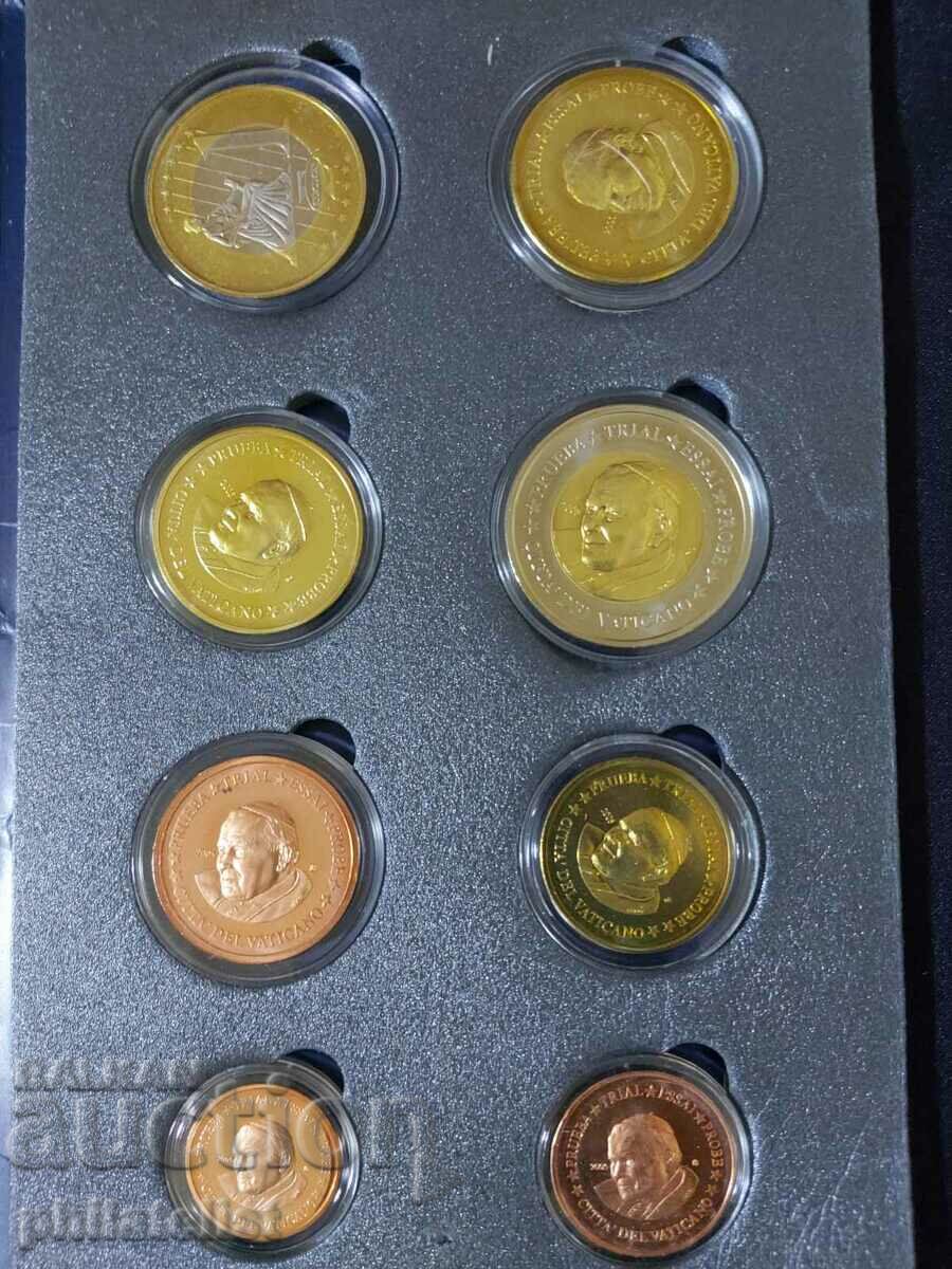 Proof Euro Set - Vatican 2005 II , 8 coins UNC