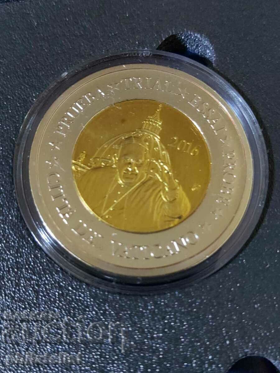 Auction Trial Euro Set - Vatican City 2016, 8 coins UNC Auction Trial Euro Set - Vatican City 2016, 8 coins UNC