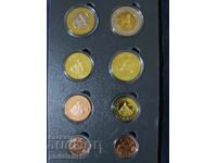 Пробен Евро Сет - Ватикана 2016 , 8 монети UNC