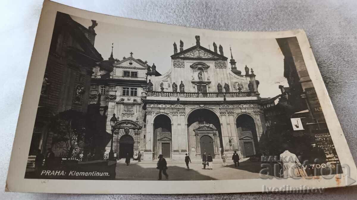 Postcard Praha Klementinum 1930