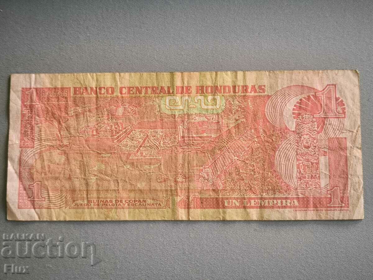 Banknote - Honduras - 1 lempira | 2003 with price 3.25 BGN | € 1.66 Banknote - Honduras - 1 lempira | 2003 with price 3.25 BGN | € 1.66