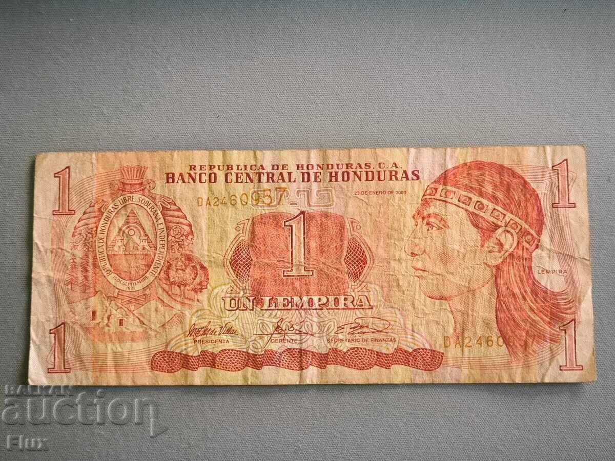 Banknote - Honduras - 1 lempira | 2003 Banknote - Honduras - 1 lempira | 2003