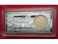 Европейски съюз-Германия-кюлче с монета 50 пфенига 1972