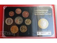 France-SET 1999-2001 of 8 euro coins+1 euro proof 1997