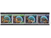 MAURITANIA 1986 Hr.Columbus 4 stamps series stamp