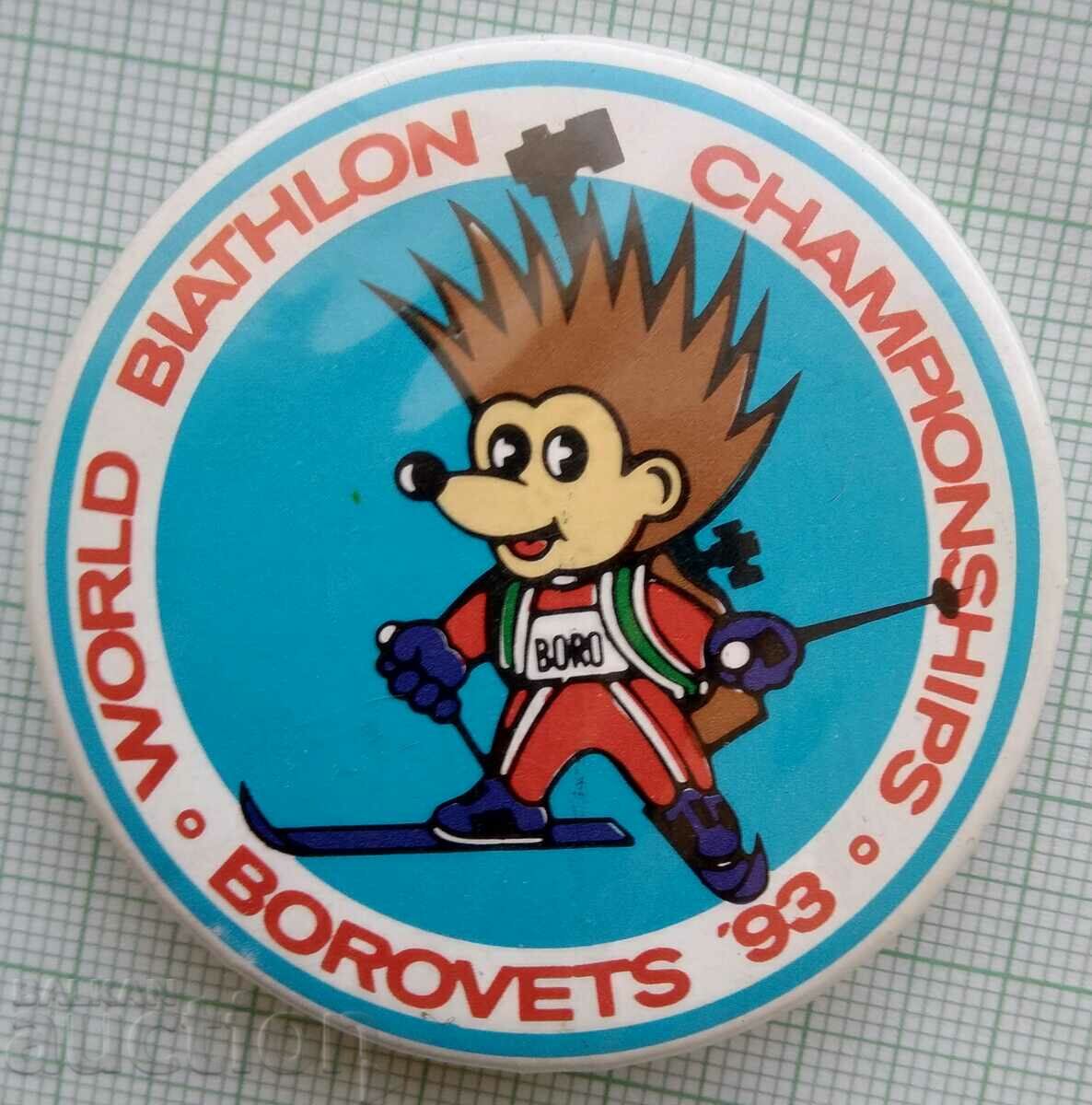 16105 Insigna - Campionatul Mondial de biatlon Borovets 1993
