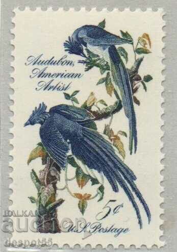 1963. USA. Birds - drawing by John James Audubon.