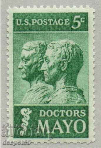 1964. USA. Doctors William and Charles Mayo.