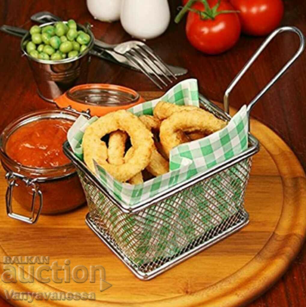 Perfect basket for frying or serving 12x10cm - Compact