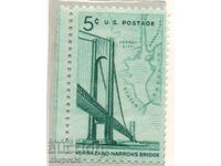 1964. USA. The Varrazano-Narrows Bridge.