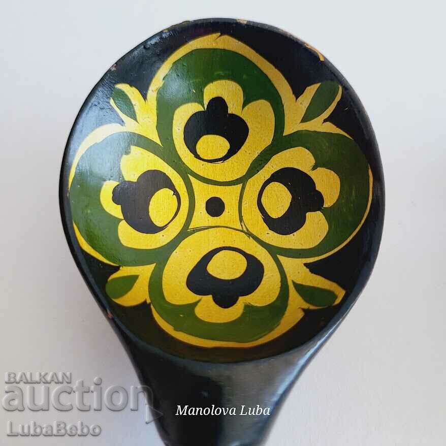 Trei linguri de lemn Khokhloma - 5 Trei linguri de lemn Khokhloma - 5