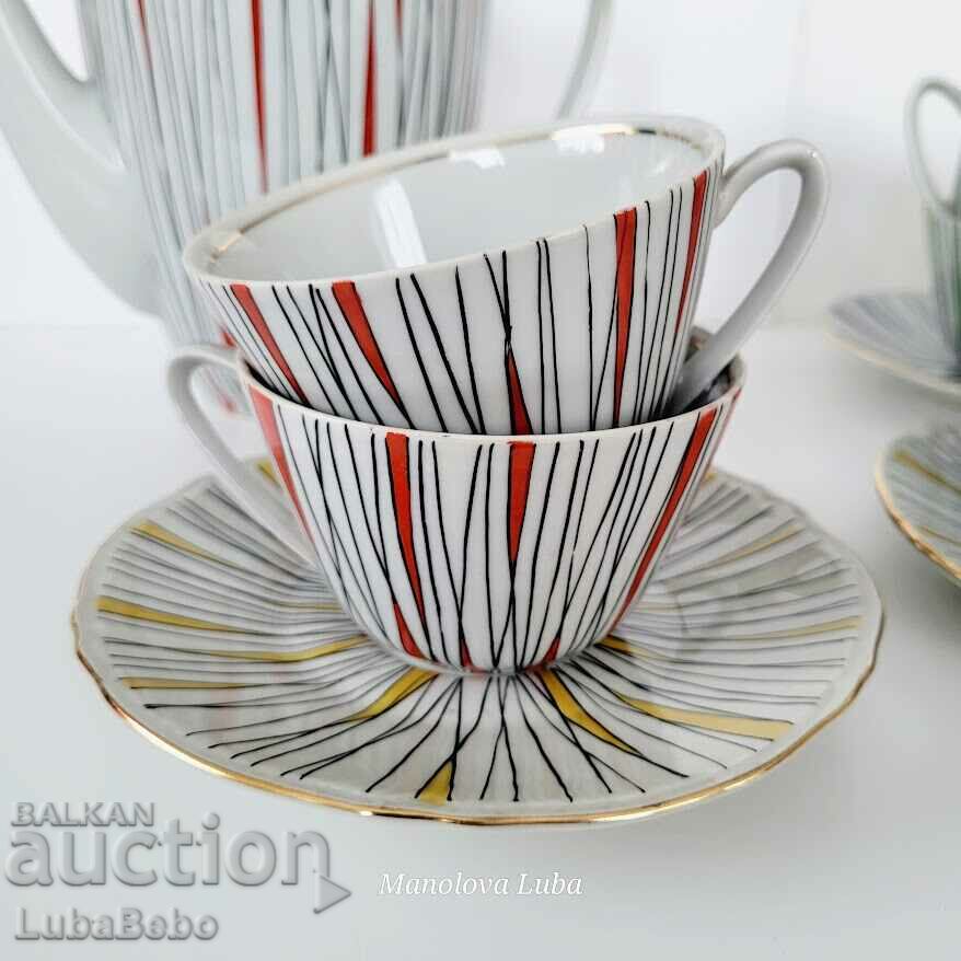 Set for tea or long coffee Kitka Novi Pazar. with price 140.00 BGN | € 71.58 Set for tea or long coffee Kitka Novi Pazar. with price 140.00 BGN | € 71.58