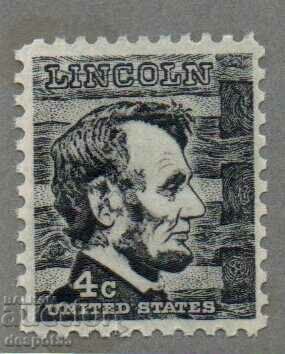 1965. SUA. Americani proeminenți - Abraham Lincoln.