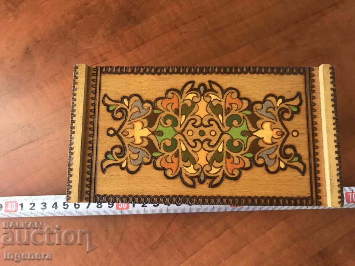 ΚΟΥΤΙ ΞΥΛΟ ΠΥΡΟΓΡΑΦΙΚΟ ΣΧΕΔΙΟ ΑΝΤΙΚΕ ΑΠΟ SOCA MOSTRA με τιμή 48.00 BGN | € 24.54 ΚΟΥΤΙ ΞΥΛΟ ΠΥΡΟΓΡΑΦΙΚΟ ΣΧΕΔΙΟ ΑΝΤΙΚΕ ΑΠΟ SOCA MOSTRA με τιμή 48.00 BGN | € 24.54