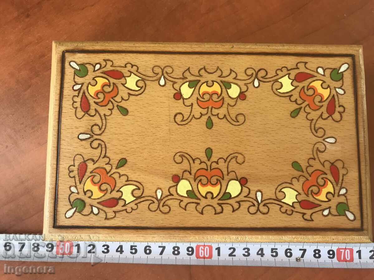 ΚΟΥΤΙ ΞΥΛΟ ΠΥΡΟΓΡΑΦΙΚΟ ΣΧΕΔΙΟ ΑΝΤΙΚΕ ΑΠΟ SOCA MOSTRA με τιμή 48.00 BGN | € 24.54 ΚΟΥΤΙ ΞΥΛΟ ΠΥΡΟΓΡΑΦΙΚΟ ΣΧΕΔΙΟ ΑΝΤΙΚΕ ΑΠΟ SOCA MOSTRA με τιμή 48.00 BGN | € 24.54