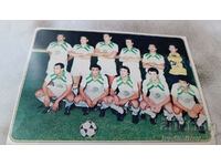 Пощенска картичка Алжирския национален отбор по футбол 1986
