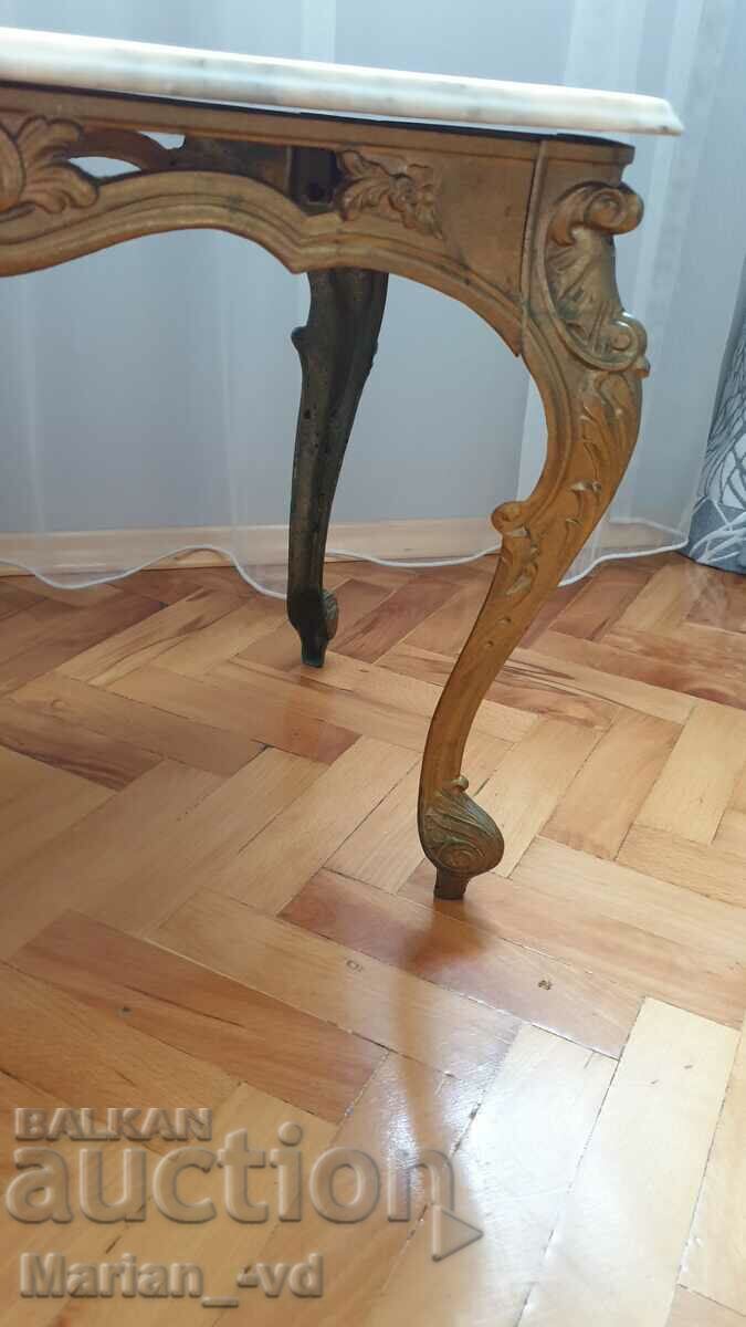 Μπρούτζινο τραπέζι μπαρόκ - 5 Μπρούτζινο τραπέζι μπαρόκ - 5