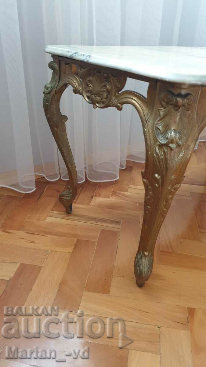 Μπρούτζινο τραπέζι μπαρόκ - 7 Μπρούτζινο τραπέζι μπαρόκ - 7