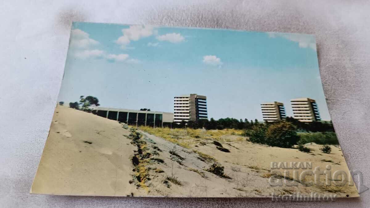 Пощенска картичка Слънчев бряг Изглед 1964