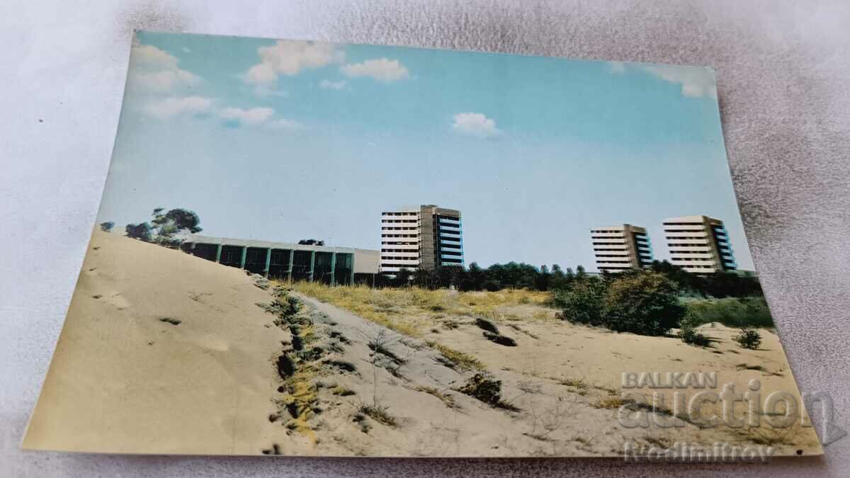 Postcard Sunny Beach View 1964