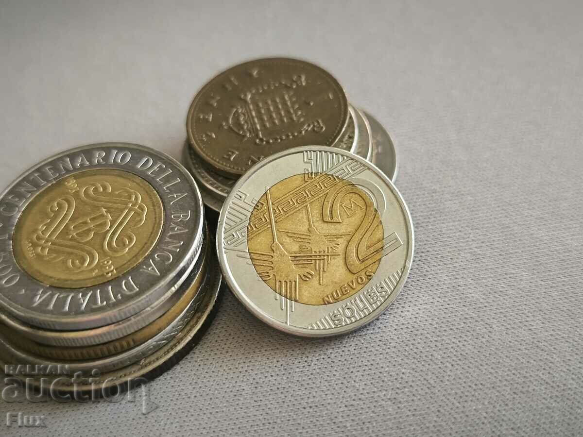 Монета - Перу - 2 сола | 2012г.